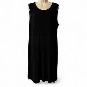 Vintage‎ Coldwater Creek Black Sleeveless Knee Length Dress